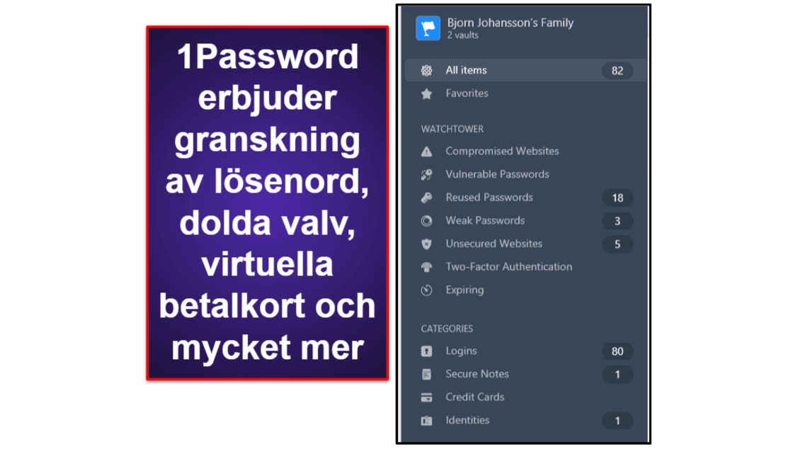 1Password vs. LastPass: Extrafunktioner