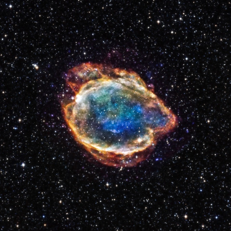 An example of a Type Ia supernova, named G299