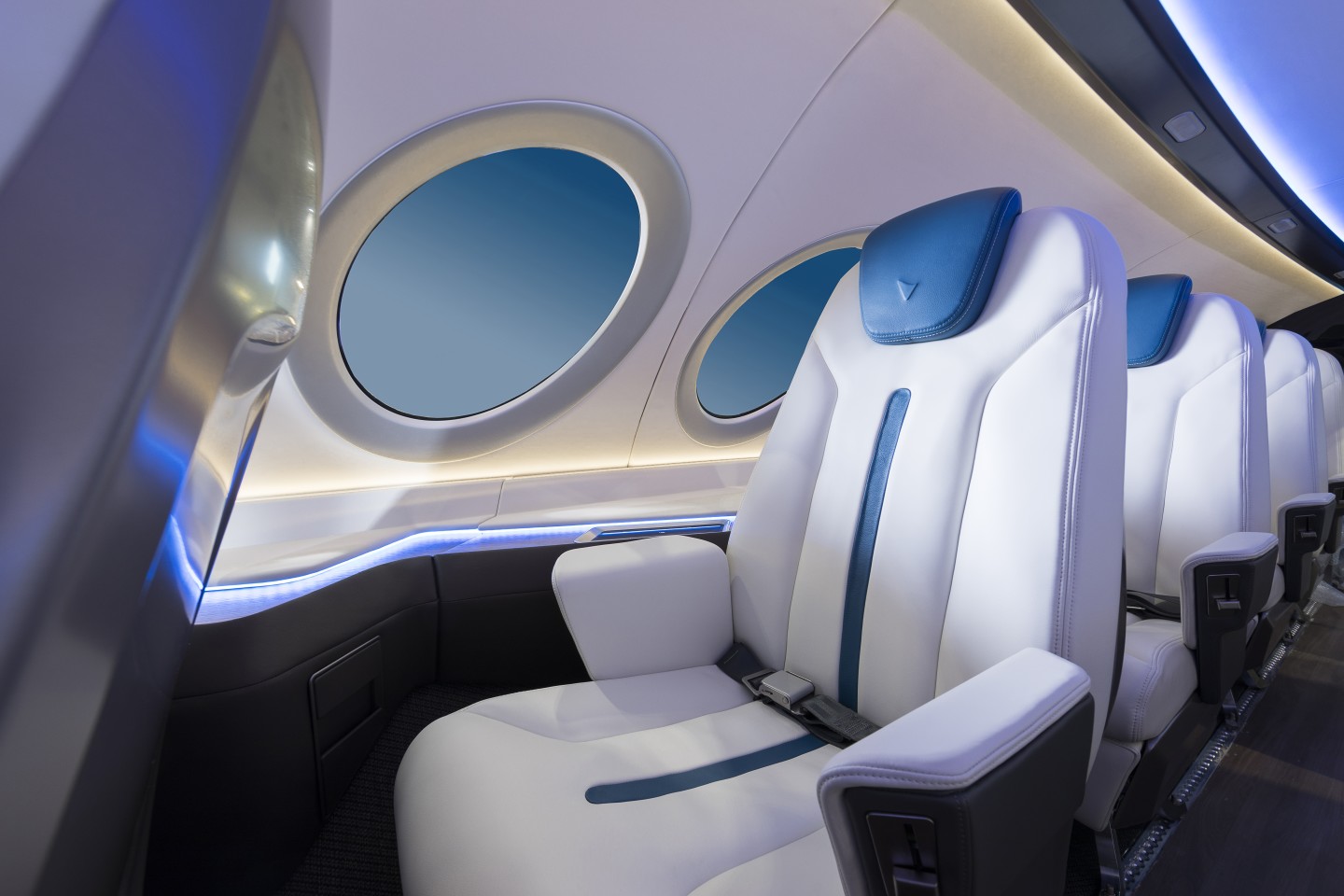 Well-appointed passenger seats