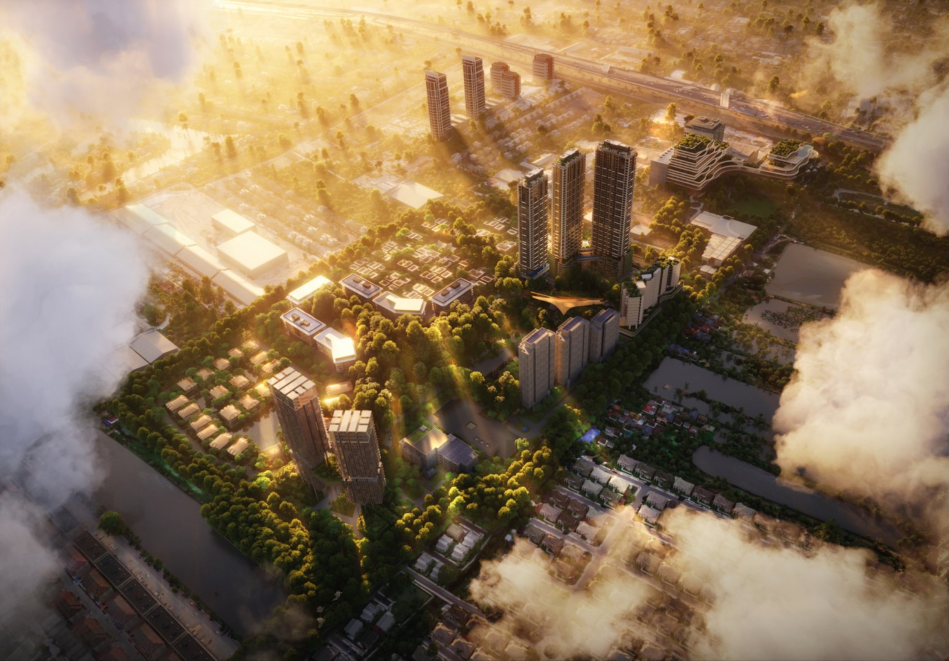 The Forestias will include a mixture of high-rise, low-rise and villa-based housing to suit different needs
