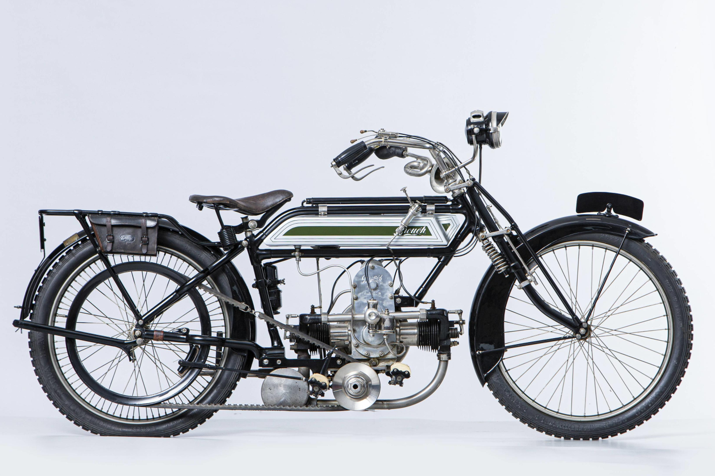 This 1914 Brough 497cc Model H is estimated to sell for between $71,000 to $99,400 (£50,000 to £70,000) at Bonhams’ Three-day Summer Motorcycle Sale on 2-4 July, 2021