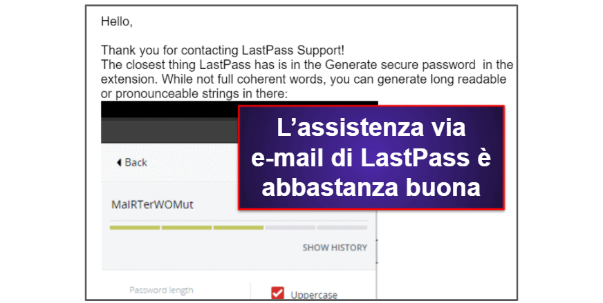 Dashlane vs. LastPass: Assistenza clienti