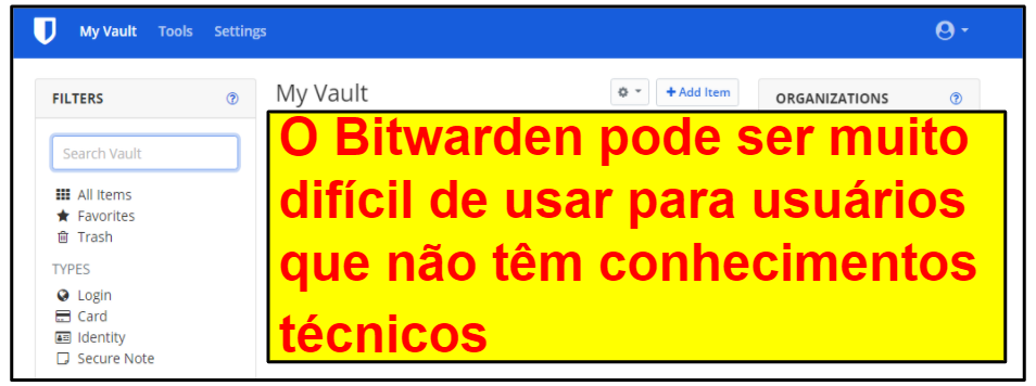 LastPass x Bitwarden: facilidade de uso