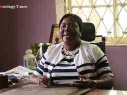 Mrs Abisola Azeez, new Iyaloja of Computer Village seen during the interview with Technology Times held at Nigeria’s largest technology market in Ikeja, Lagos.