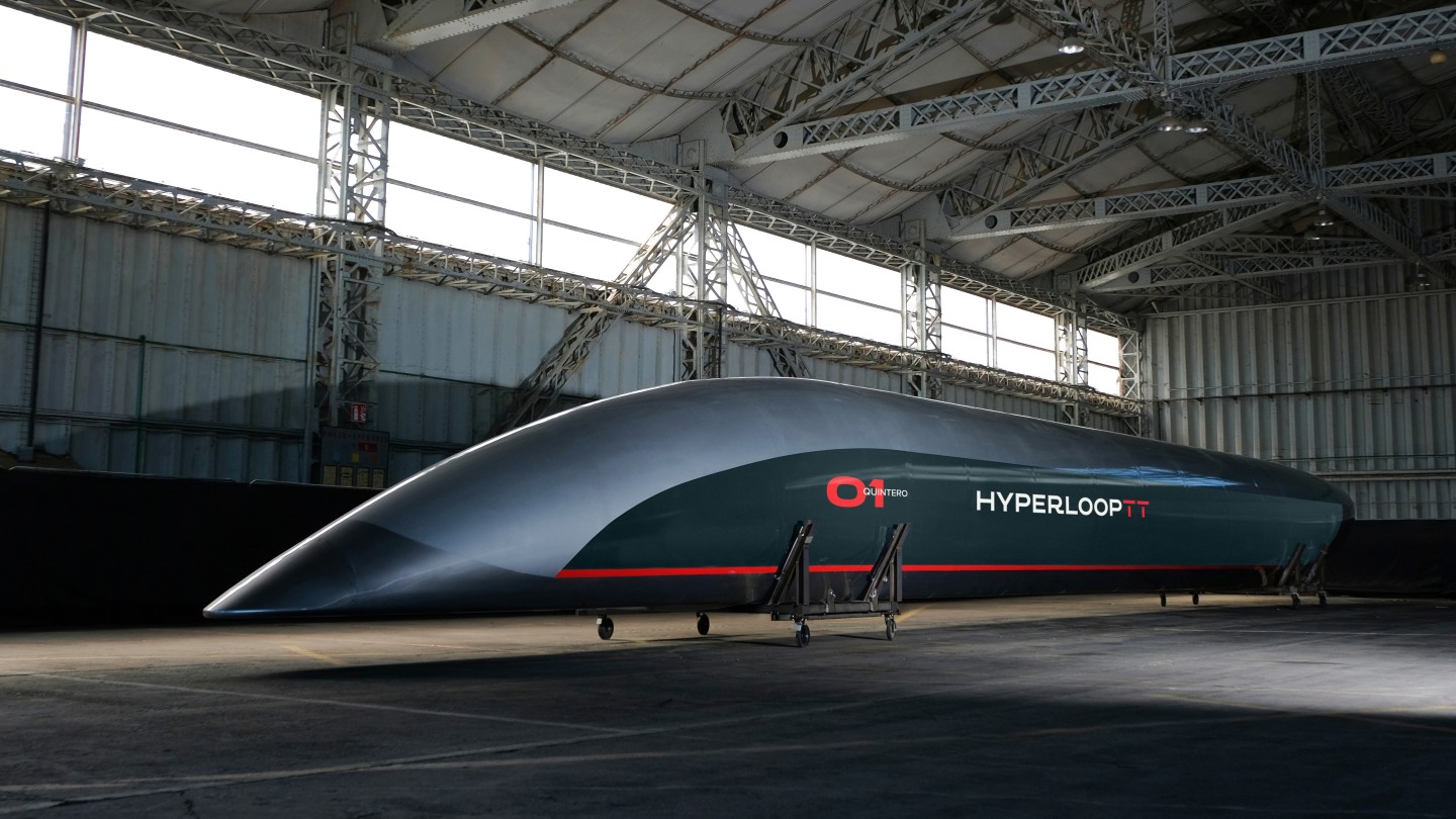 HyperloopTT has built a full-size prototype passenger module