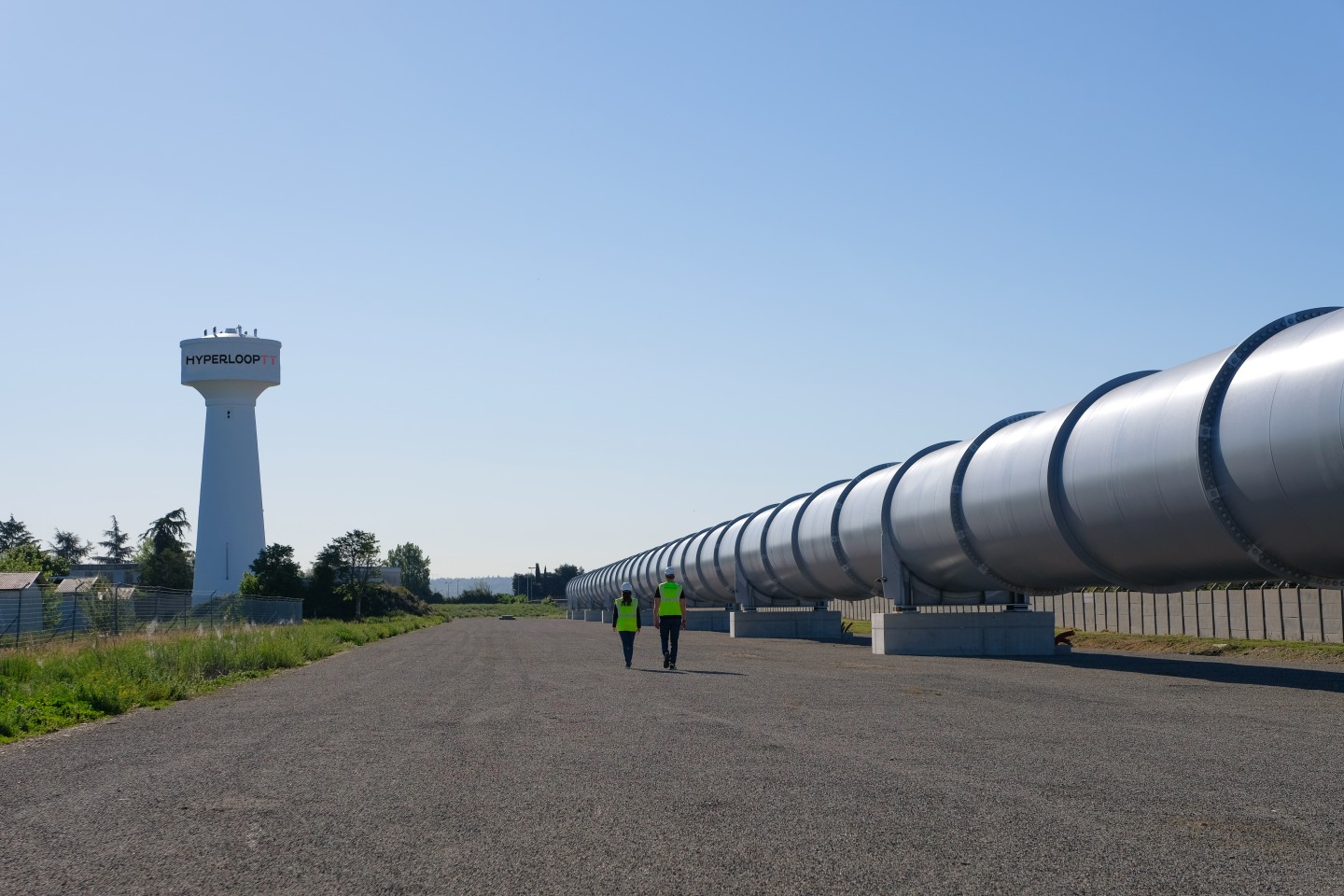 HyperloopTT's full-size, 320-meter long test track is operational in France
