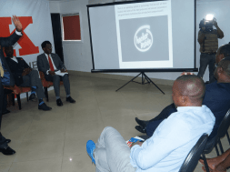 Basil Udotai (standing), speaks on cyber threat issues at the Technology Times Outlook Review of Nigeria Cybercrimes Act 2015, held recently in Lagos.