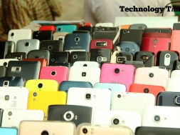 Technology Times photo shows Chinese phones and others phone brands seen on display at Computer Village in Ikeja, Lagos