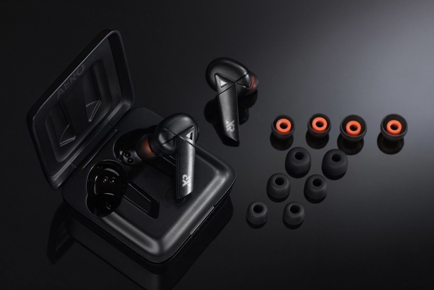The Aeros come with six different ear tip options