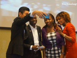 people-seen-taking-selfie-at-a-mobile-phone-launch-in-lagos