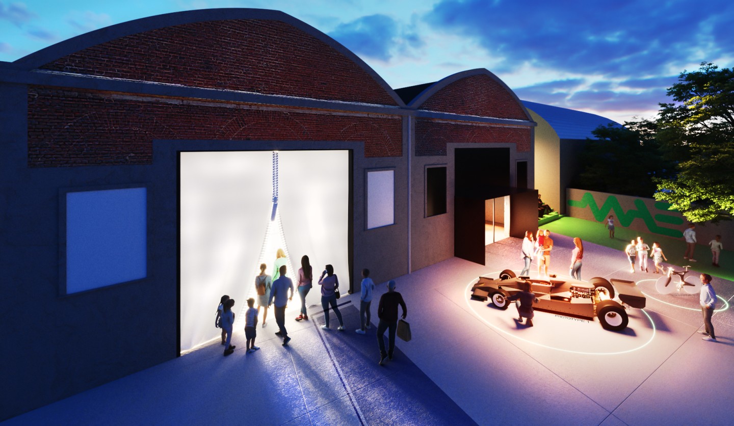 The MAE Museum will involve the renovation of an old warehouse in Piacenza, Italy