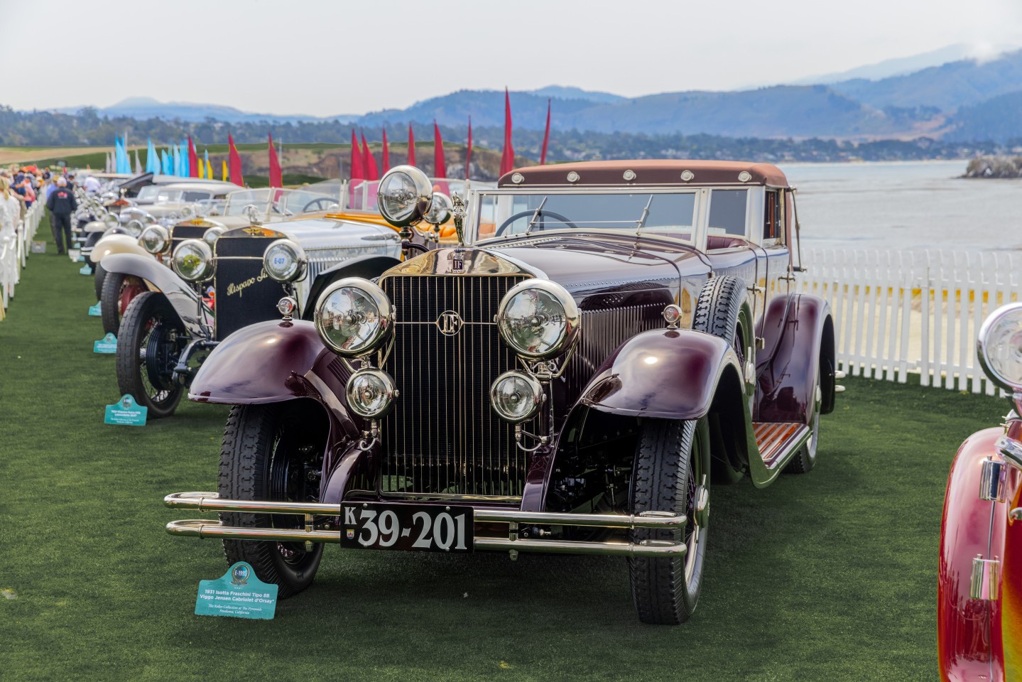 This 1931 Isotta Fraschini Tipo 8B Jensen Cabriolet d'Orsay is one of seven former "Best of Show" winners at Pebble Beach that are now owned by Arturo Keller and reside within The Keller Collection at The Pyramids, Petaluma, California.