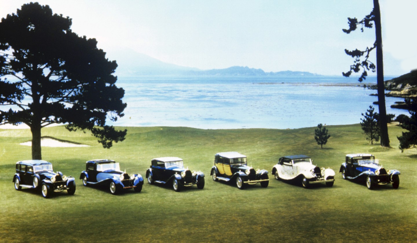 The 1985 Pebble Beach Concours d'Elegance is the only time all Bugatti's Type 41 Royales were ever gathered together.