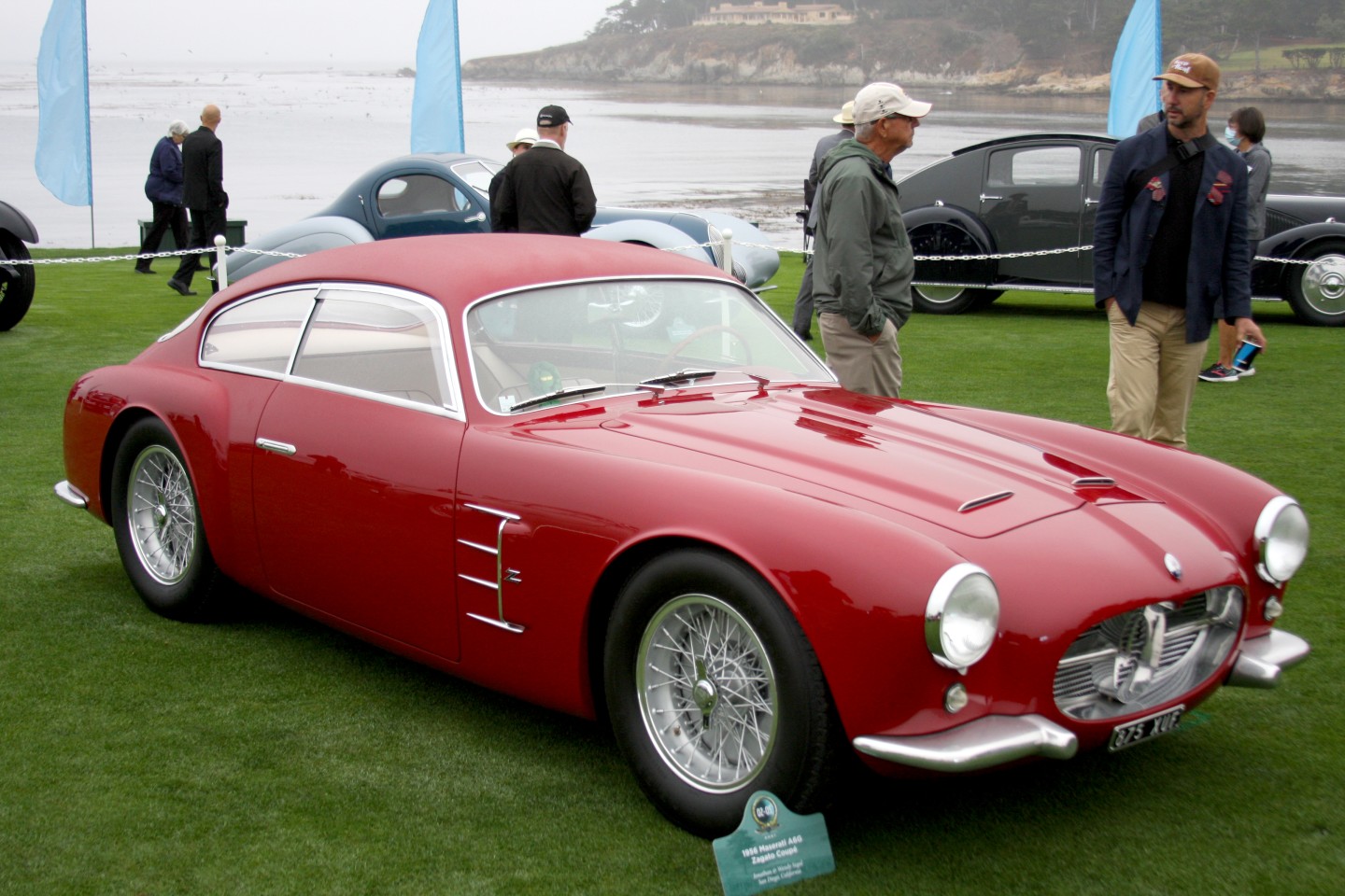 One of the four Best Of Show Nominees from the 2021 Pebble Beach Concours d'Elegance, this 1956 Maserati A6G Zagato Coupé is owned by Jonathan & Wendy Segal of San Diego, California. The Maserati was also the winner of the Postwar Sportscar Class and the Strother MacMinn Most Elegant Sports Car Award.