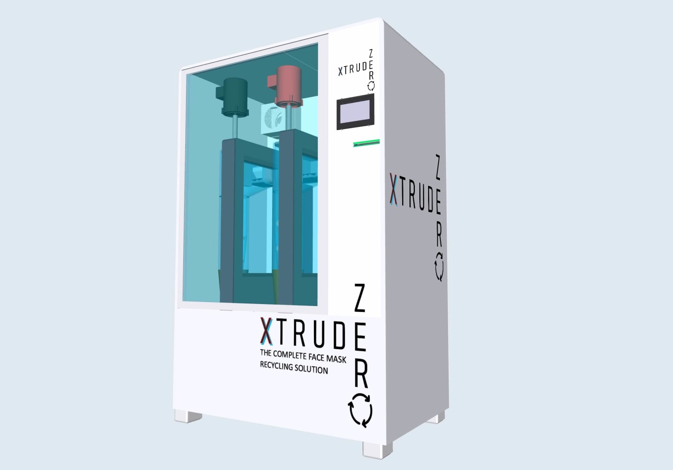 The James Dyson Award 2021 national winner of Poland is the Xtrude Zero, a machine that recycles face masks into plastic pellets