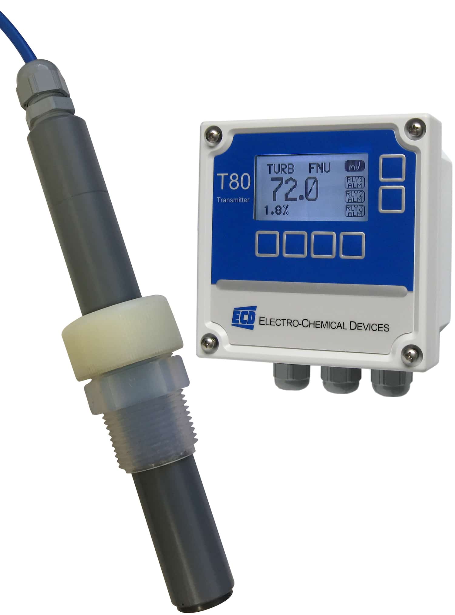 Dual Function TR82 Analyzer Detects and Measures Turbidity in Either Clear Water or Wastewater