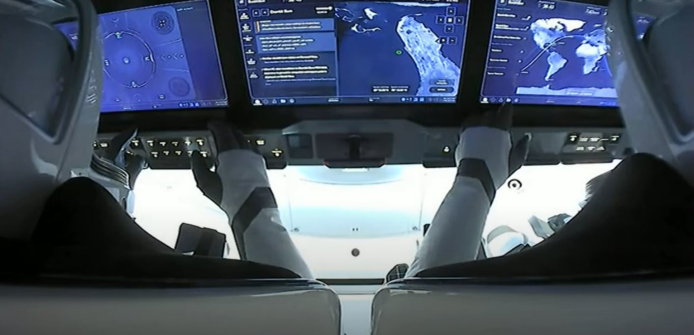 Inside Resiliance prior to reentry