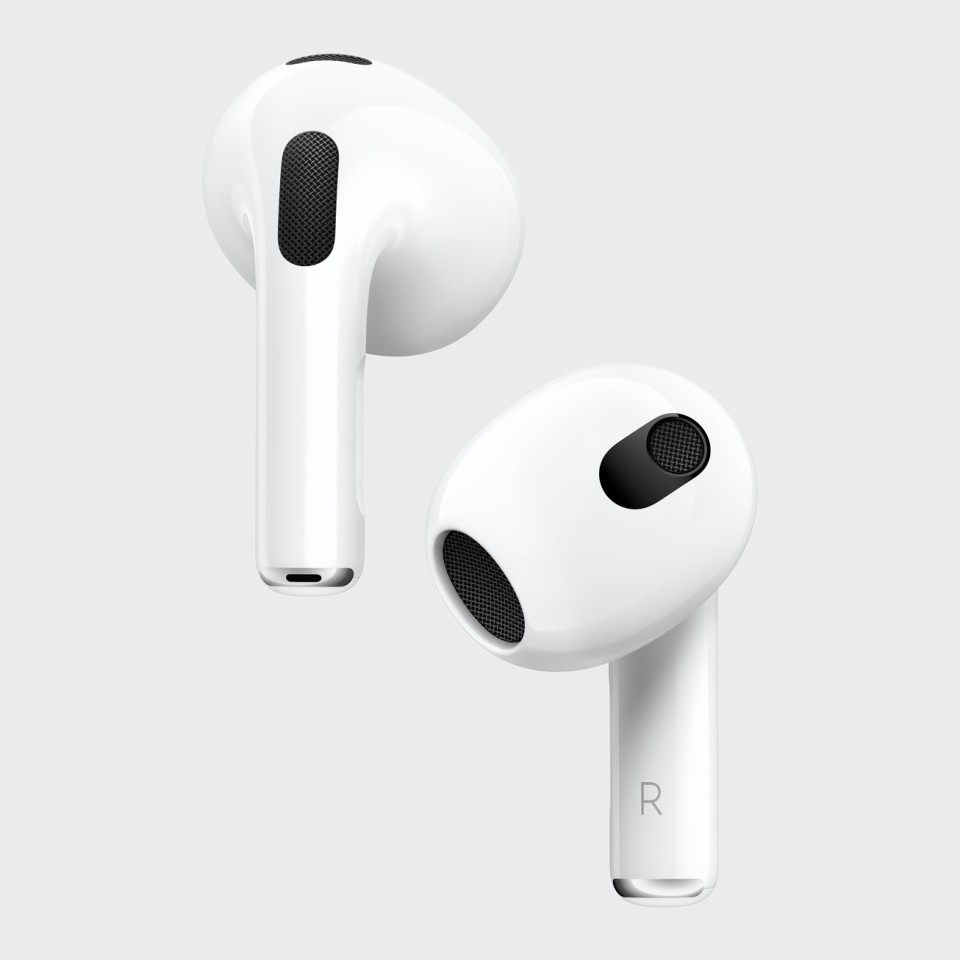 The 3rd-gen AirPods have a shorter stem than previous models