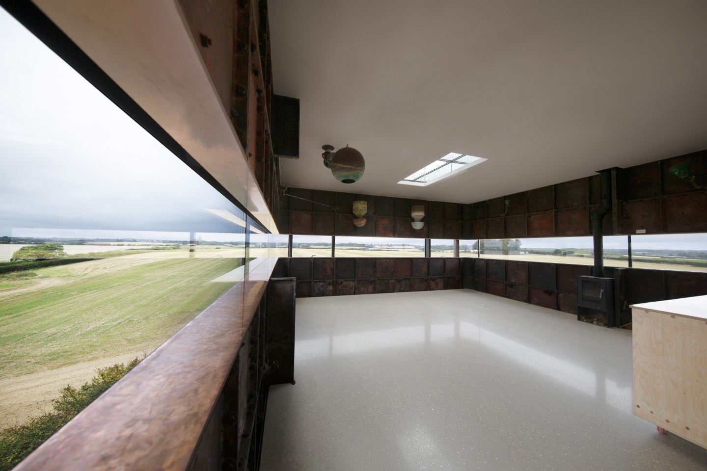 The Water Tower's uppermost level offers superb views of the area