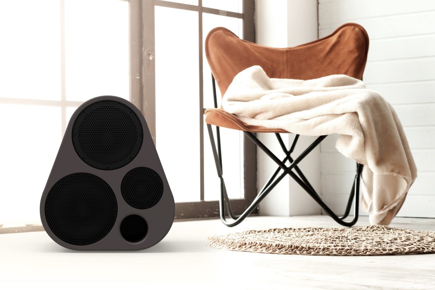 Stylish enough for indoor use, portable and loud enough for the great outdoors