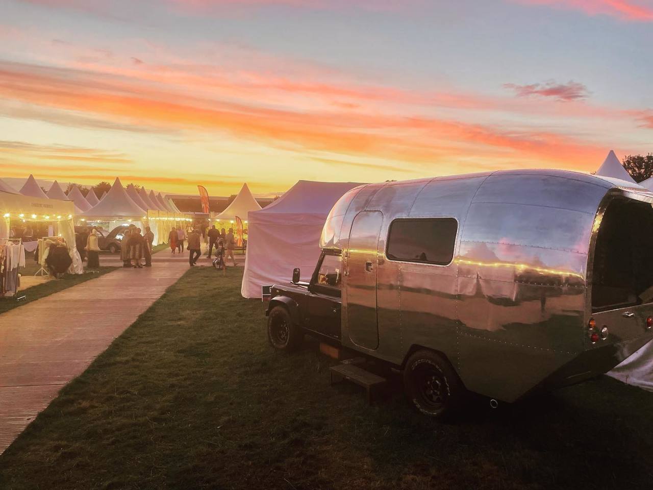 That sharp angle at the rear-end breaks from the smooth, streamlined look of the Aerover camper but certainly helps departure angle