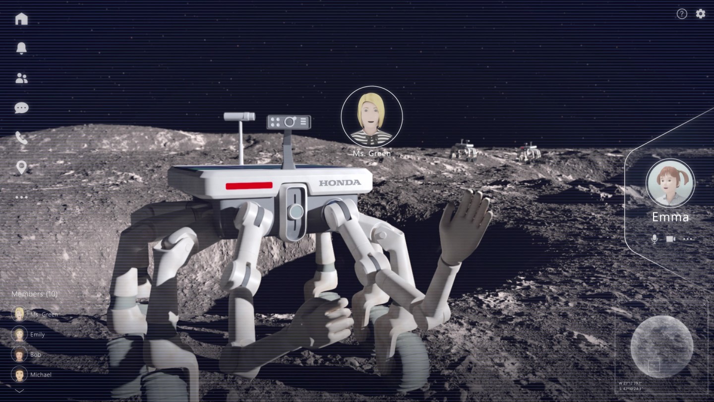 People wouldn't need to leave Earth to travel across the lunar surface using Honda tech