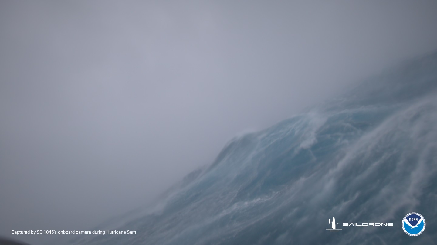 The real-time data from within the Category 4 hurricane captured on video by Saildrone Explorer SD 1045 will inform hurricane prediction models