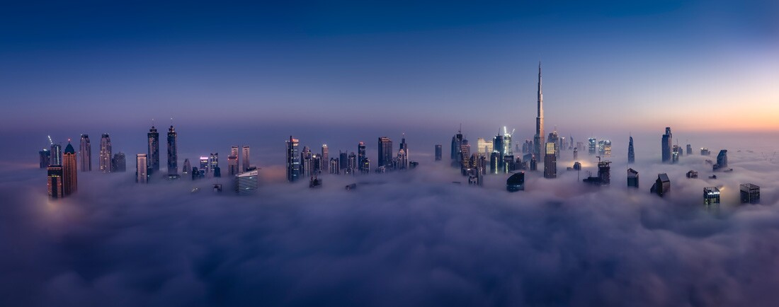 First Place - Amateur, Built Environment. City in the Clouds. Dubai, UAE