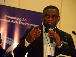 Tony Ojobo, Director, Public Affairs NCC, speaks today at the Lagos Social Media Week
