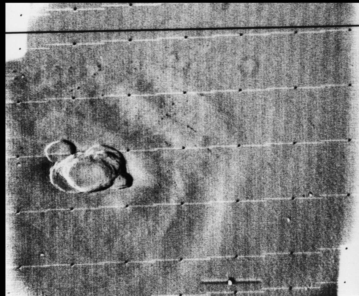 Olympus Mons seen from Mariner 9