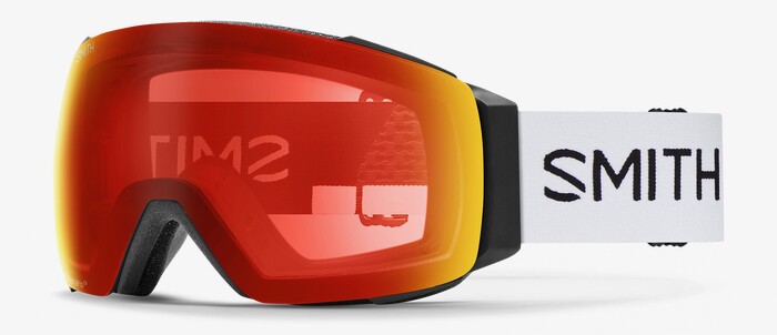 The goggles work with Smith's interchangeable ChromaPop lenses, which attach to the frame magnetically