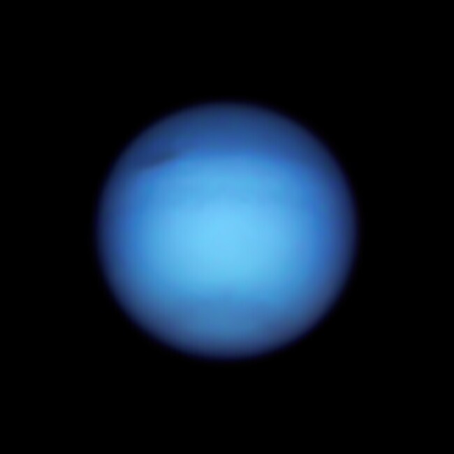 Hubble's new image of Neptune, taken as part of the OPAL program for 2021