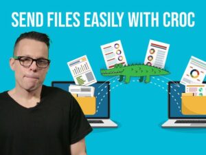 You can transfer files between computers easily with croc