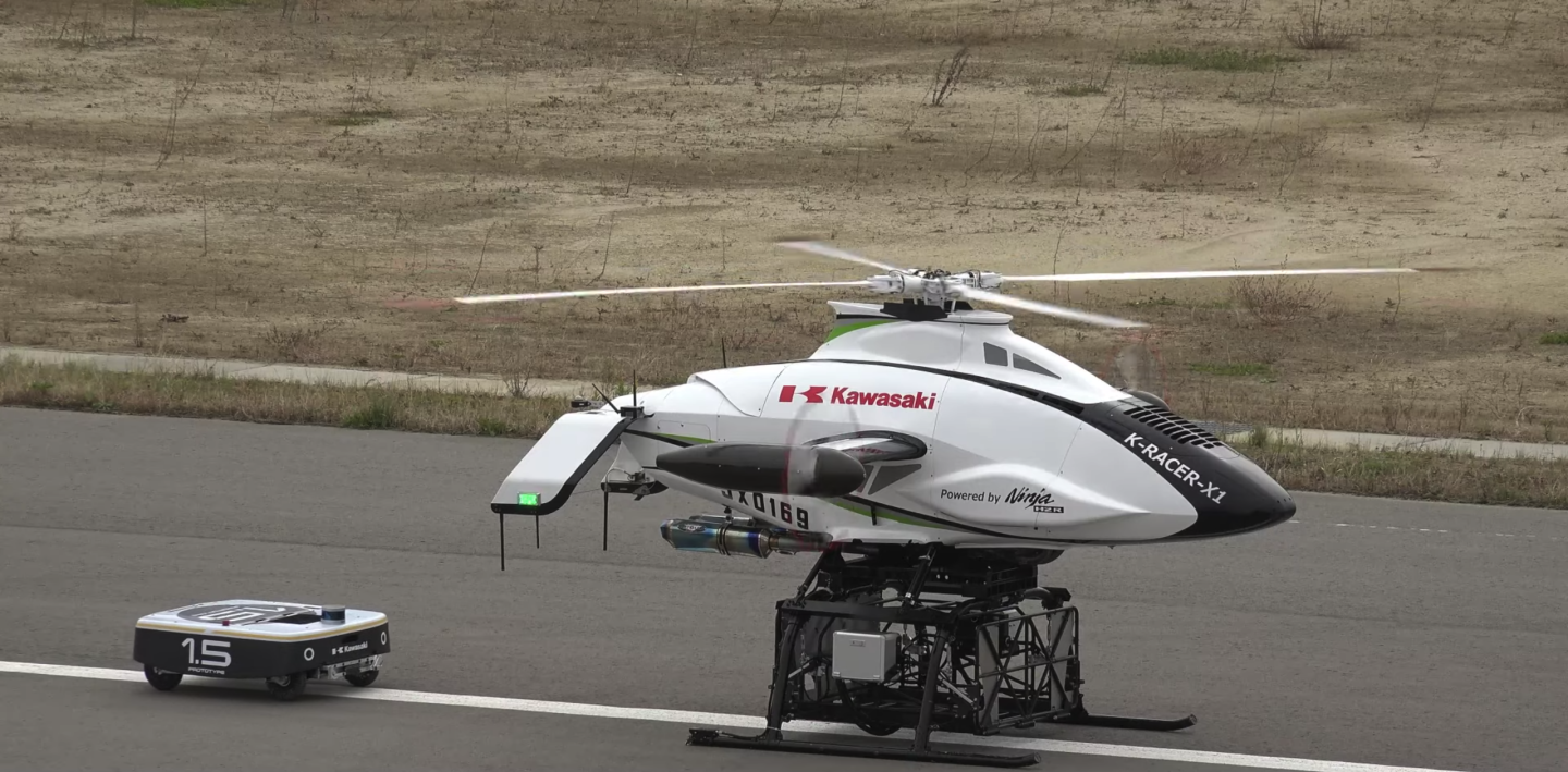 The cargo robot and K-Racer will eventually form part of a totally automated logistics system