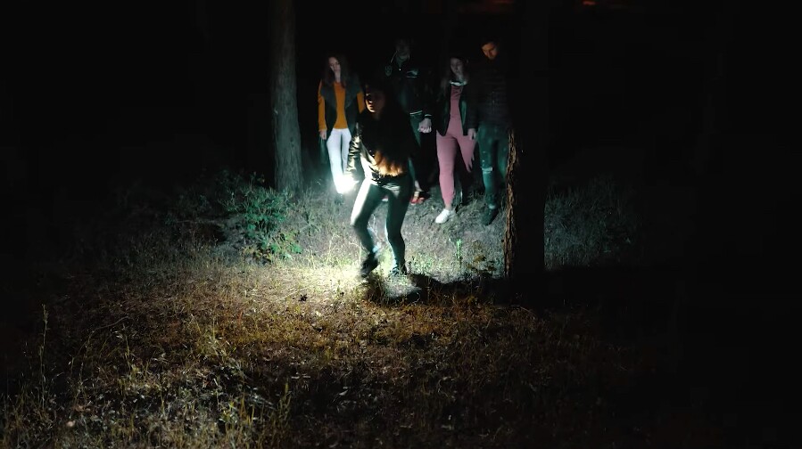 The Rony in night-hiking action