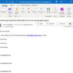 Read more about the article How to fix unintended line spacing in your Microsoft Outlook emails