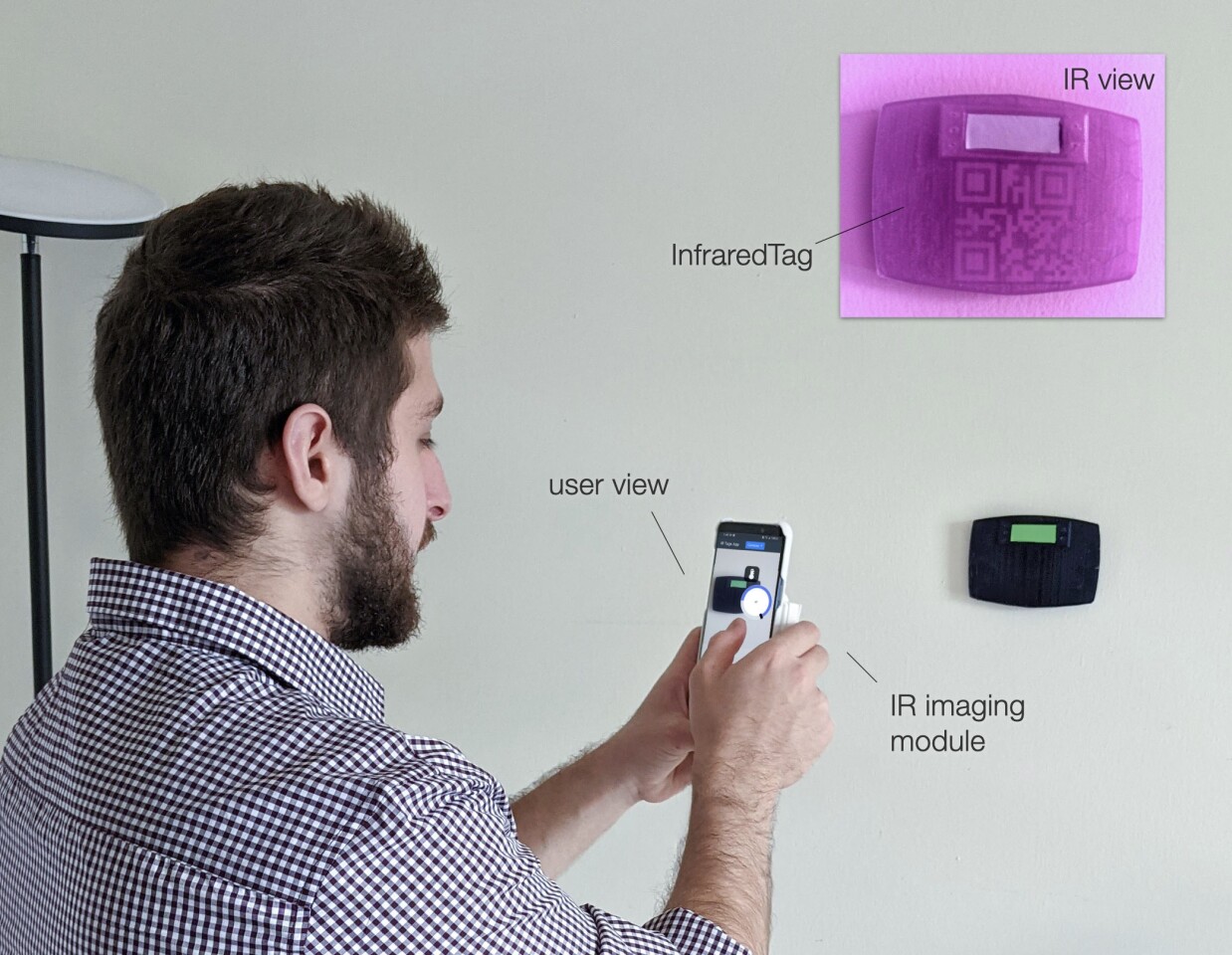 One of the technology's possible uses – a smartphone-controllable thermostat