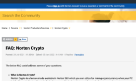 Norton 360 Now Comes With a Cryptominer