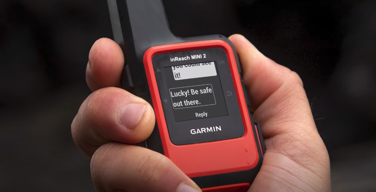 The Garmin Mini 2 supports two-way messaging