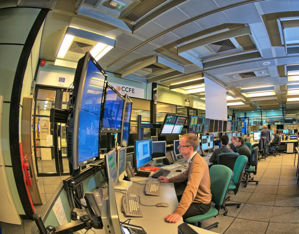 The control room at JET