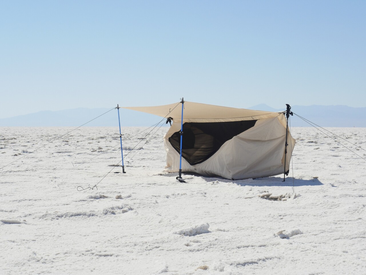 No trees? The Haven Safari doubles as a ground tent