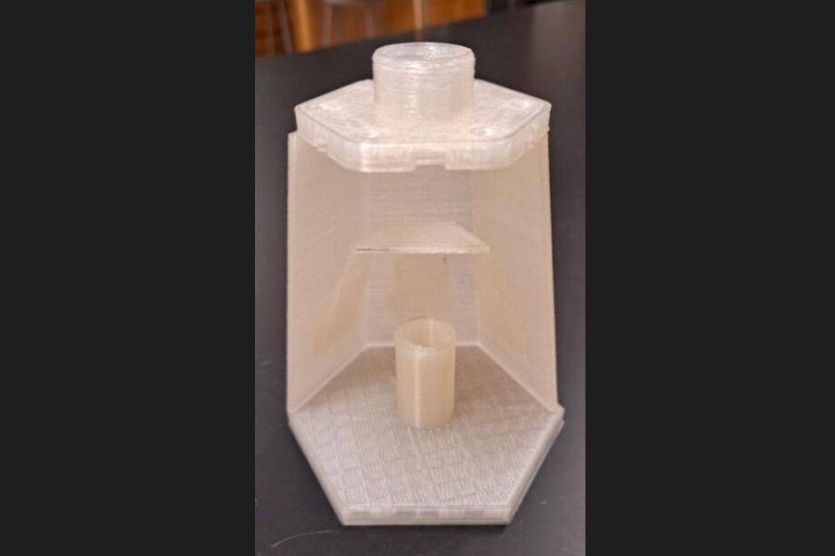 The body of the filter, minus its filtration cartridge