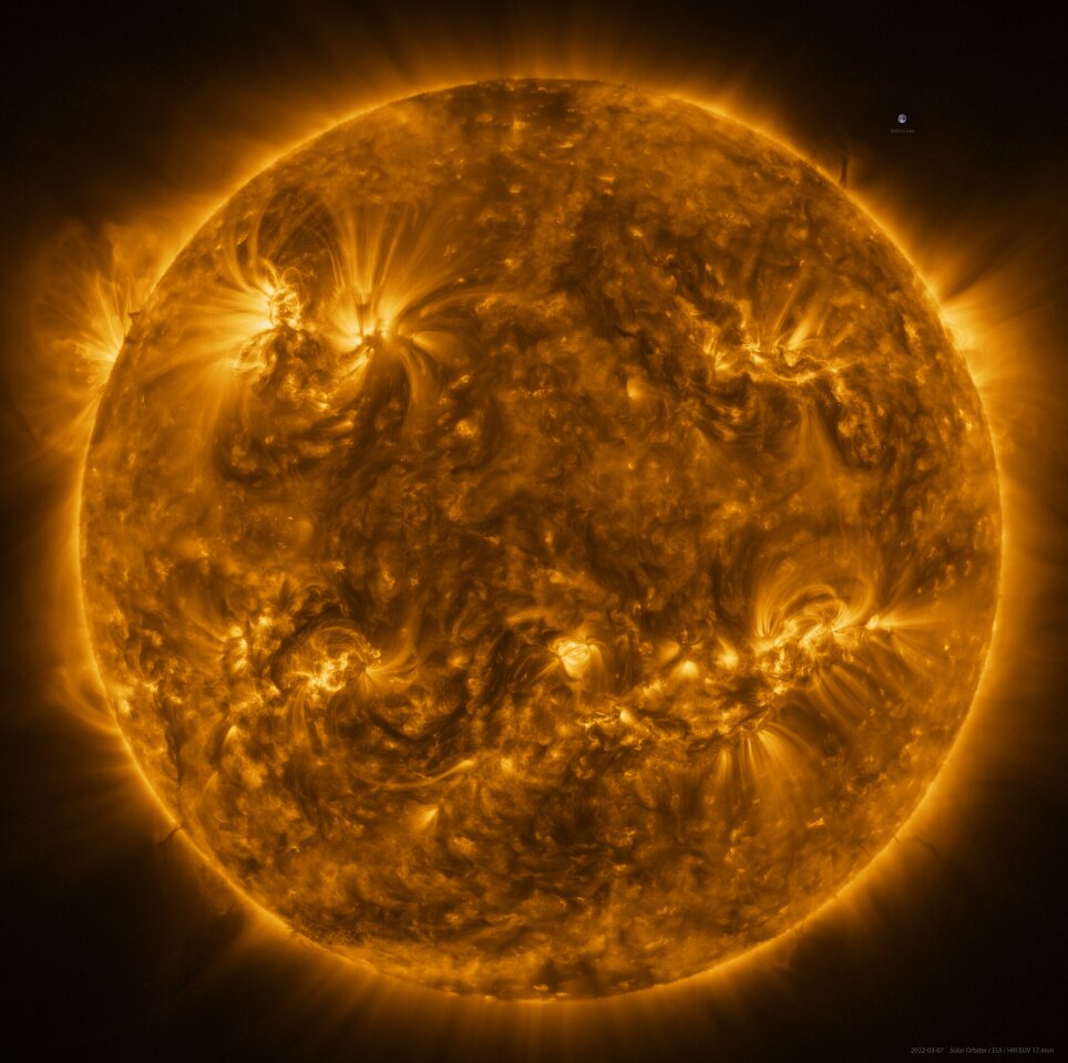 The Sun's outer atmosphere, shown in glorious new detail