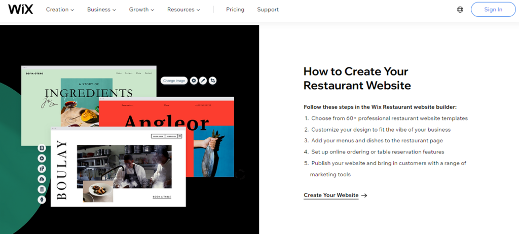 4 Best Website Builder Tools for Food & Beverage Industry