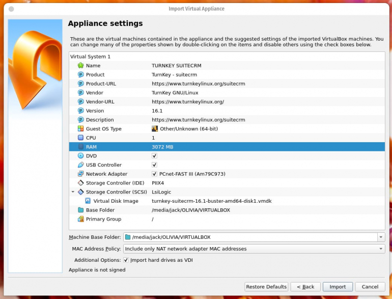 Giving SuiteCRM a bit more power by upping the RAM.