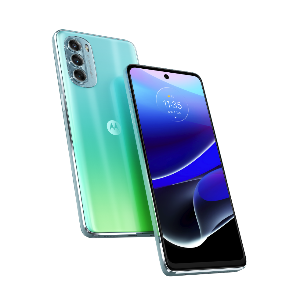 The Moto G Stylus 5G features a 6.8-inch FHD+ display, 16-MP selfiecam and 50-MP ultra-wide main camera with OIS