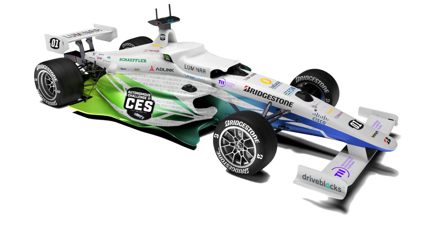 The Dallara AV-21 is a lightweight race car with a 4-cylinder turbo engine and a raft of sensors, processing and actuators for autonomous operation