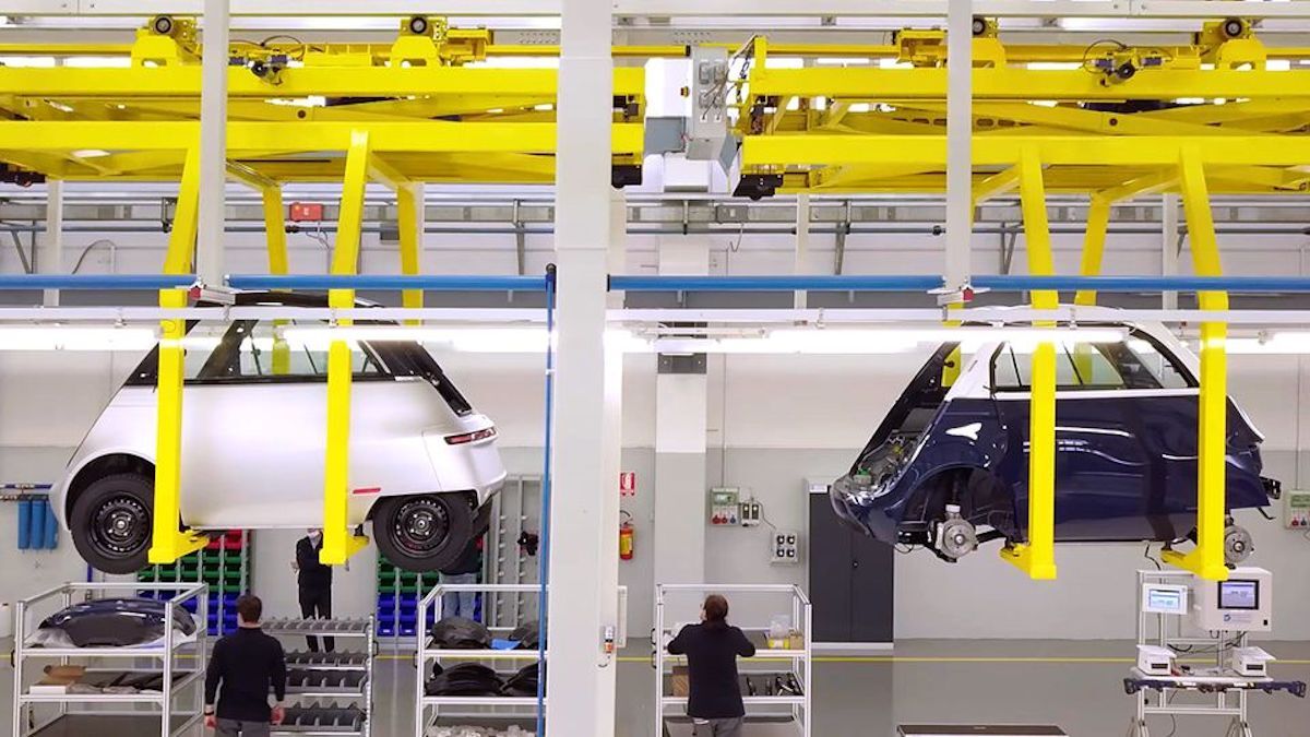 All Microlino electric bubble cars will be produced at a facility in Turin, Italy