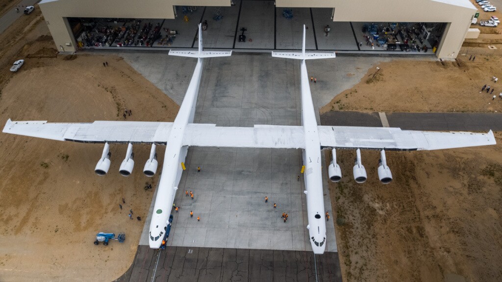 The gigantic Stratolaunch Roc aircraft