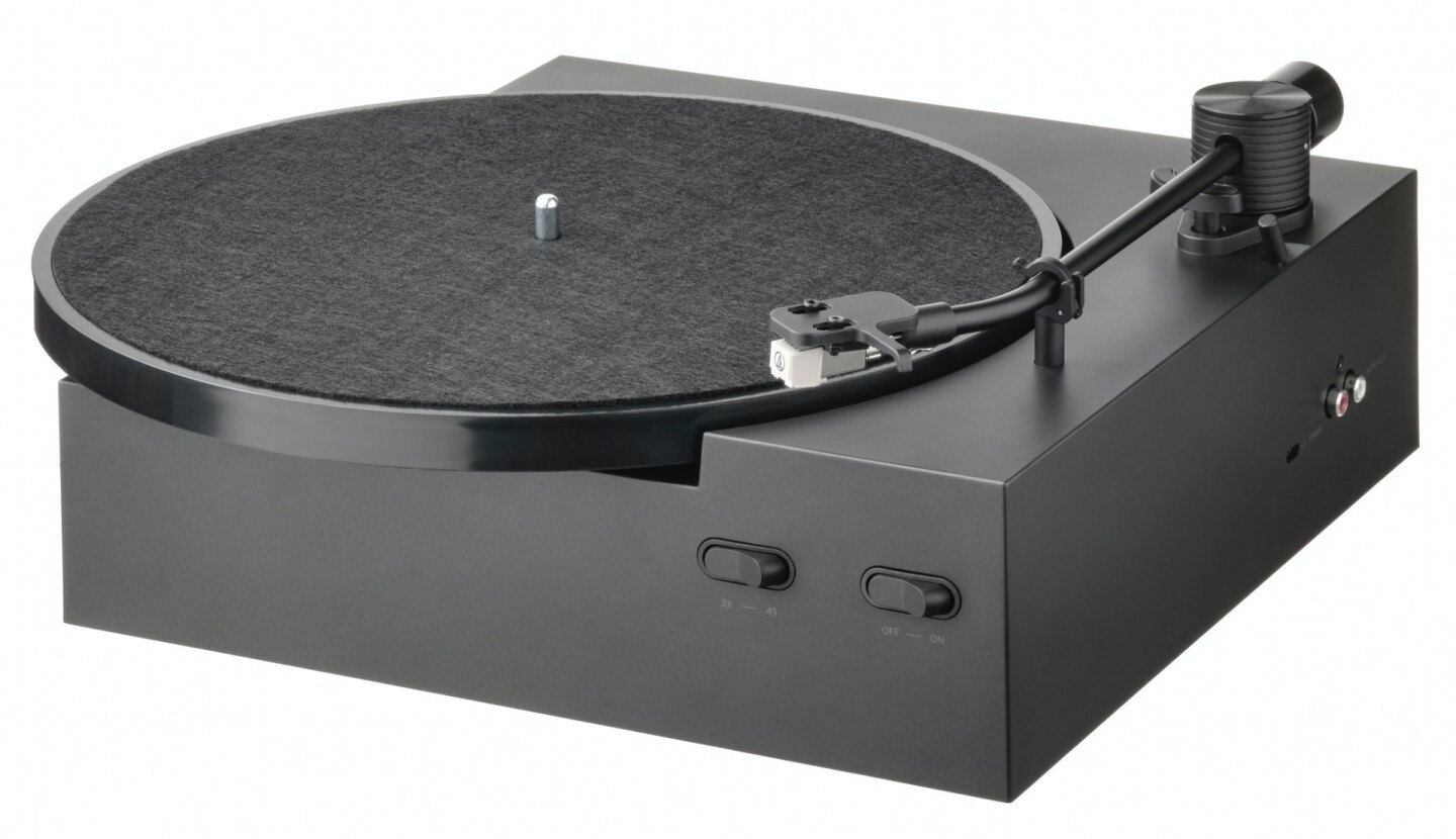 "Today you see a lot of slim record players that are almost trying to hide, but we wanted something very bold, and we wanted the record player to be a very physical manifestation of music," said Ikea designer Friso Wiersma, with the result being the upcoming Obegränsad turntable